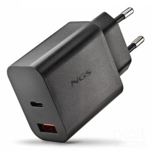 NGS ERA 30W BLACK Caricabatterie da Parete 30W USB/USB-C - immagine 2