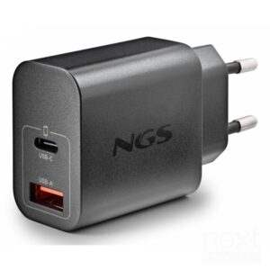 NGS ERA 30W BLACK Caricabatterie da Parete 30W USB/USB-C - immagine 3