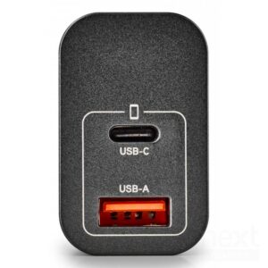 NGS ERA 30W BLACK Caricabatterie da Parete 30W USB/USB-C - immagine 4