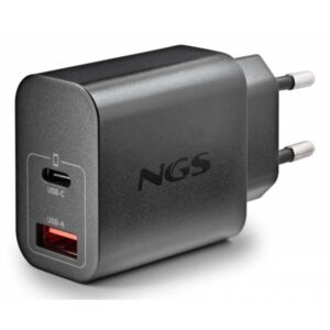 NGS ERA 30W BLACK Caricabatterie da Parete 30W USB/USB-C - immagine 5