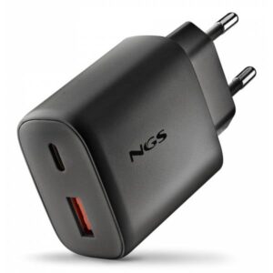 NGS ERA 45W BLACK Caricabatterie da Parete 45W USB/USB-C - immagine 1