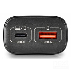 NGS ERA 45W BLACK Caricabatterie da Parete 45W USB/USB-C - immagine 4