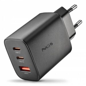 NGS Era 65W Caricabatterie da Parete 65W 2*USB-C/USB - immagine 1