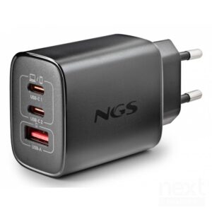 NGS Era 65W Caricabatterie da Parete 65W 2*USB-C/USB - immagine 3