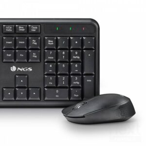 NGS Harmony Kit Tastiera e Mouse Wireless Layout IT Nero - immagine 5