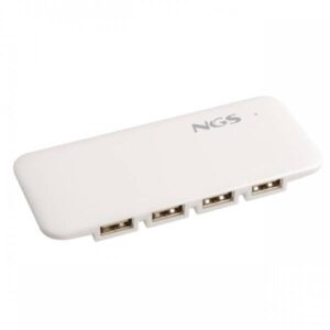 NGS IHUB 7 iReader Card USB 2.0 7 porte. Colore Bianco - immagine 1