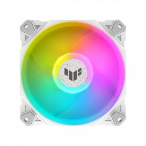 ASUS TUF TF120 ARGB White Edition Ventola 120mm PWM Bianca - immagine 1