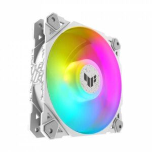 ASUS TUF TF120 ARGB White Edition Ventola 120mm PWM Bianca - immagine 5