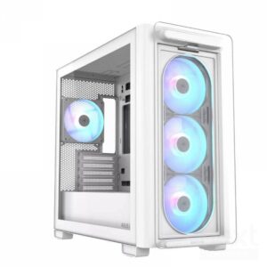ASUS A23 Plus TG White ARGB Case Mini Tower Vetro Temperato No-Power mATX/Mini-ITX - immagine 2