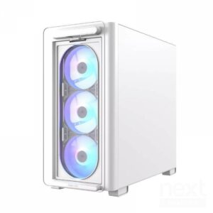 ASUS A23 Plus TG White ARGB Case Mini Tower Vetro Temperato No-Power mATX/Mini-ITX - immagine 6