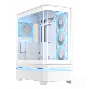 ASUS Prime AP304 TG ARGB White Case Midi Tower Vetro Temperato No-Power ATX/mATX/Mini-ITX - immagine 2