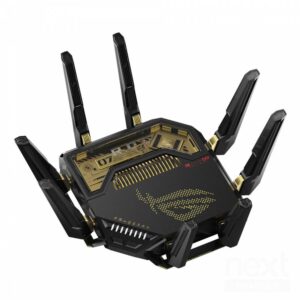 ASUS ROG Rapture GT-BE98 Pro EDITION 20 Router Wireless Wi-Fi 7 30000Mbps Quad-band 10 Nero e Oro - immagine 5