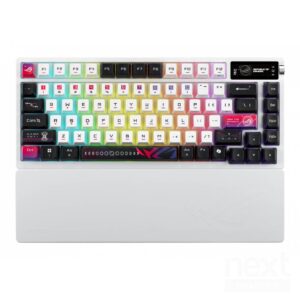 ASUS ROG Azoth X Tastiera Meccanica 75% Switch ROG NX V2 Snow USB/Wireless/Bluetooth Layout US - immagine 3