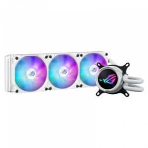 ASUS ROG Strix LC III 360 ARGB White Edition CPU Liquid Cooler Display LCD Intel 1851/1700/1200 AMD AM5/AM4 - immagine 5