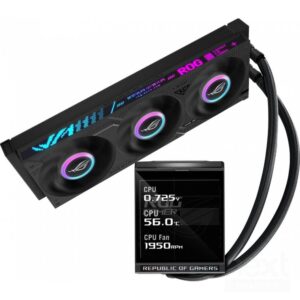 ASUS ROG Strix LC IV 360 ARGB LCD CPU Liquid Cooler Display LCD Intel 1851/1700 AMD AM5/AM4 - immagine 2