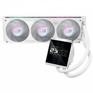 ASUS ROG Strix LC IV 360 ARGB LCD White Edition CPU Liquid Cooler Display LCD Intel 1851/1700 AMD AM5/AM4 - immagine 1