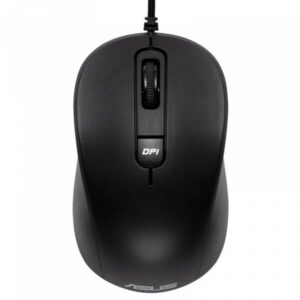 ASUS MU101C Mouse Ottico Ambidestro 3200DPI 4 Tasti USB Nero - immagine 1