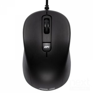 ASUS MU101C Mouse Ottico Ambidestro 3200DPI 4 Tasti USB Nero - immagine 2