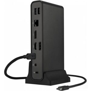 ASUS Triple Display USB-C Dock Duo DC301 Docking Station USB-C To 3*USB3.2/2*USB-C/HDMI/2*DisplayPort/SD/GLAN - immagine 2