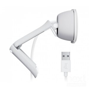 Logitech Brio 100 WebCam con Microfono 1080p/30fps USB Off-White - immagine 6