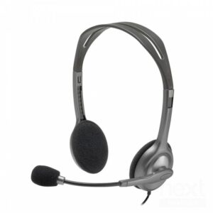 Logitech Stereo Headset H110 Cuffie con Microfono jack 3.5mm Silver - immagine 2
