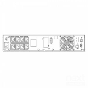 Atlantis Server Rack 2002 Pro UPS Online 2000VA/1800W 8xIEC - immagine 4