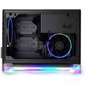 In Win A1 Plus Phantom Gaming Case Mini Tower Vetro Temperato 650W Mini-ITX - immagine 4