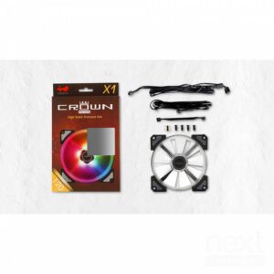 In Win Crown AC120 Ventola ARGB PWM 120mm Nero - immagine 3