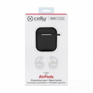 Celly Aircase Cover Custodia Apple Airpods Nero - immagine 4