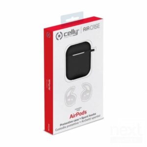 Celly Aircase Cover Custodia Apple Airpods Nero - immagine 5