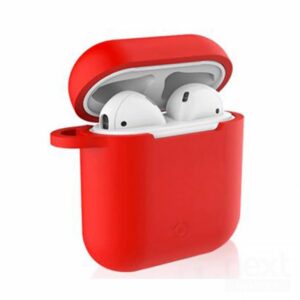 Celly Aircase Cover Custodia Apple Airpods Rosso - immagine 2