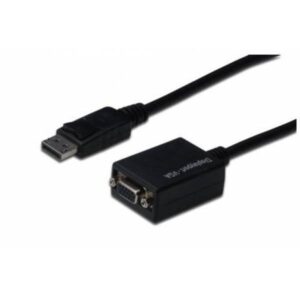 Digitus Adattatore Video Display Port Maschio To VGA Femmina 15cm - immagine 1