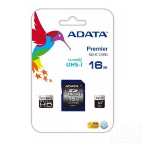 ADATA 16GB SDHC ASDH16GUICL10 Premier 10 30/16 MB/s Classe 10 - immagine 2