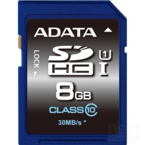 ADATA  8GB SDHC ASDH8GUICL10-R Premier 10 30/10 MB/s Classe 10 - immagine 3