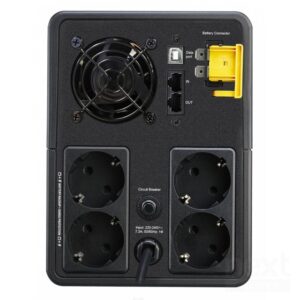 APC BX1600MI-GR Back-UPS Line Interactive 1600VA 900W 4 Schuko - immagine 3