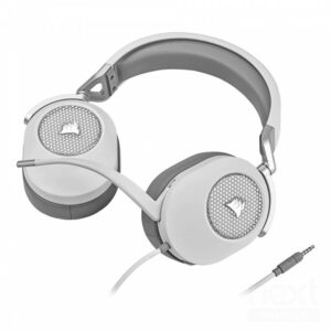 Corsair HS65 Surround White Cuffie con Microfono jack 3.5 PC/Xbox/PS4/Mobile - immagine 4