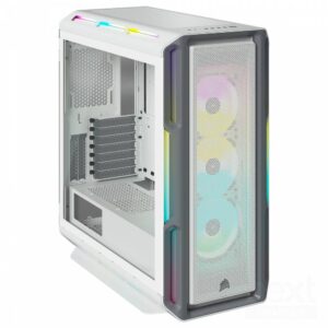 Corsair iCUE 5000T RGB White Case Middle Tower Vetro Temperato No-Power minITX/mATX/ATX/E-ATX - immagine 4