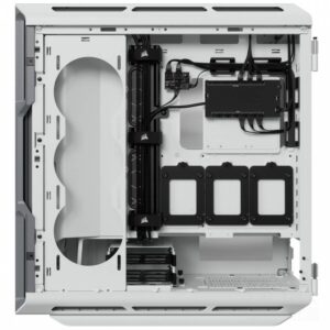 Corsair iCUE 5000T RGB White Case Middle Tower Vetro Temperato No-Power minITX/mATX/ATX/E-ATX - immagine 5