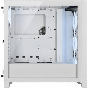Corsair iCUE 4000D RGB White Case Mid Tower Vetro Temperato No-Power minITX/mATX/ATX/E-ATX - immagine 3