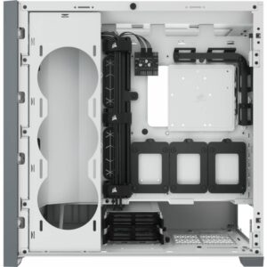 Corsair 5000D RGB White Case Mid Tower Vetro Temperato No-Power minITX/mATX/ATX/E-ATX - immagine 3