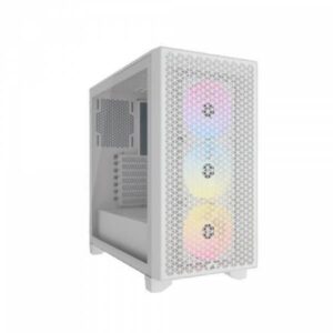 Corsair 3000D RGB AirFlow White Case Mid Tower Vetro Temperato No-Power ATX/mATX/Mini-ITX - immagine 1