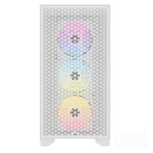 Corsair 3000D RGB AirFlow White Case Mid Tower Vetro Temperato No-Power ATX/mATX/Mini-ITX - immagine 5