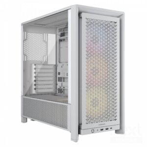 Corsair FRAME 4000D RS ARGB Case White Midi Tower Vetro Temperato No-Power Mini-ITX/mATX/ATX/E-ATX - immagine 2