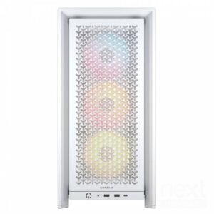 Corsair FRAME 4000D RS ARGB Case White Midi Tower Vetro Temperato No-Power Mini-ITX/mATX/ATX/E-ATX - immagine 3