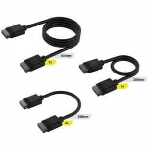 Corsair iCUE LINK Kit Cavi Collegamento 60cm 20cm 10cm 3 Pezzi - immagine 1