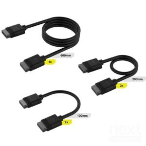Corsair iCUE LINK Kit Cavi Collegamento 60cm 20cm 10cm 3 Pezzi - immagine 2
