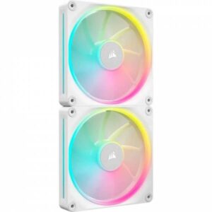 Corsair iCUE LINK LX140 White RGB Kit 2 Ventole 140mm PWM - immagine 1