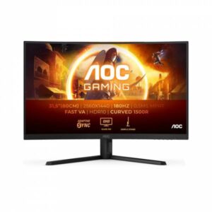 AOC CQ32G4VE Monitor Curvo 31,5" Fast VA 180Hz QHD 1ms 2*HDMI/DisplayPort - immagine 1