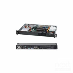 Supermicro 510L-200B SuperChassis Mini 1U 1*3,5" 200w supporto Intel Xeon 3000 Series Nero - immagine 2