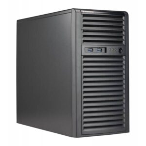 Supermicro CSE-731I-404B Case Mini Tower, Server, Nero, micro ATX, HDD, Rete, Potenza, Sistema, Kensington - immagine 1